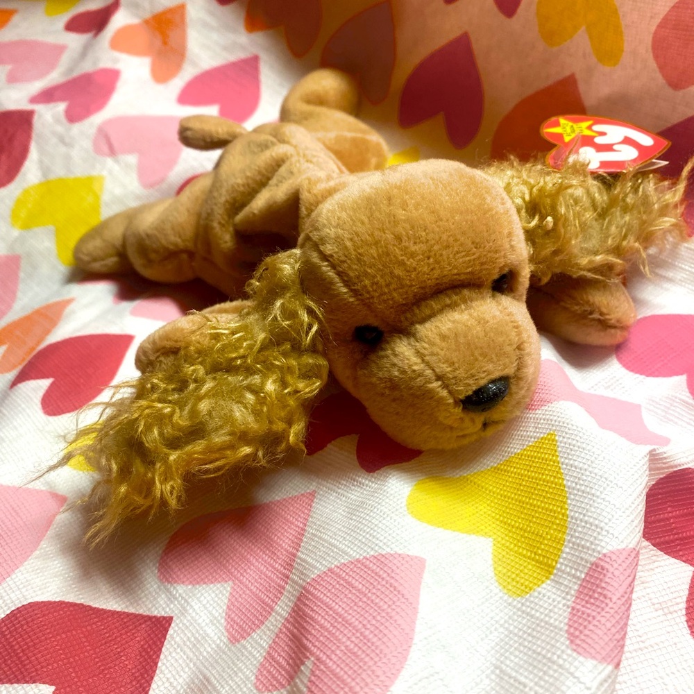 TY Beanie Baby SPUNKY the Cocker SPANIEL